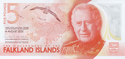 Falkland Islands’ New Family of Polymer Banknotes