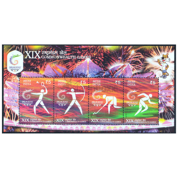 INDIAS M/S - COMMON WEALTH GAMES 2010 v4 MNH