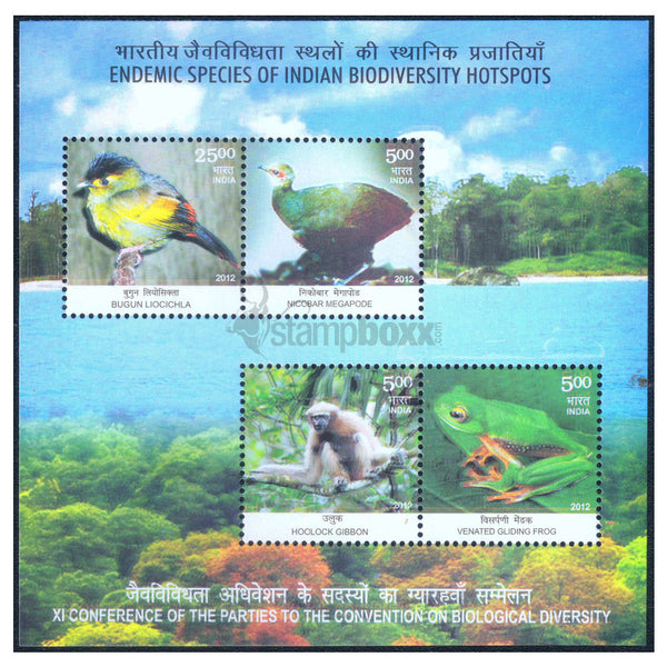 INDIA M/S - ENDEMIC SPECIES OF INDIAN BIODIVERSITY HOTSPOTS 2012 v4 MNH