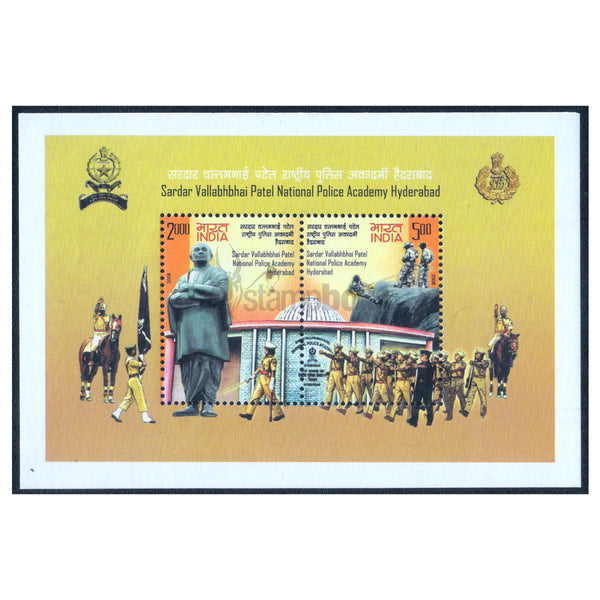 INDIAS M/S - SARDAR VALLABHAI PATEL NATIONAL POLICE ACADEMY HYDERABAD 2008 v2 MNH