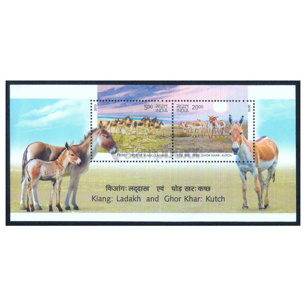 INDIAS M/S - KIANG LADAKH AND GHOR KHAR KUTCH v2 2013 MNH