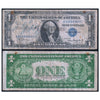 AMERICA 1 DOLLAR SILVER CERTIFICATE 1935 P-416a USED GRADE