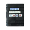 Black - Stamp / Banknote Album Refill7-Divider Pack of 5