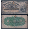 CANADA 25 CENTS 1900 P-9 POOR GRADE