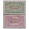 EGYPT 5 PIASTRES 1940 P-163 USED GRADE SERIAL 8349