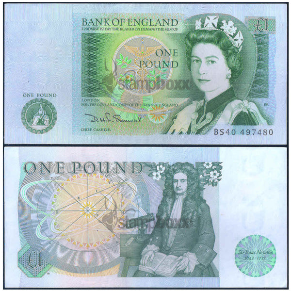 ENGLAND 1 POUND 1978 P-377 USED GRADE