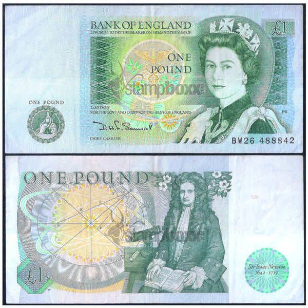 ENGLAND 1 POUND 1978 P-377 USED GRADE