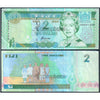 FIJI 2 DOLLARS 1995 P-96b XF GRADE