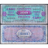 FRANCE - MILITARY ISSUE 50 FRANCS 1944 -P 122 USED GRADE SERIAL 1825