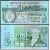 GUERNSEY 1 POUND 1991-2016 P-52c USED GRADE SERIAL 6071