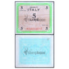 ITALY MILITARY ISSUE 5 LIRA 1943 P-M12 USED GRADE