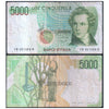 ITALY 5000 LIRE 1985 P-111 USED GRADE SERIAL 1394