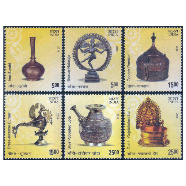 INDIAN METAL CRAFTS 6v 2016 MNH