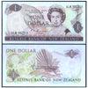 NEW ZEALAND 1 DOLLAR 1981-1992 P-169b aUNC GRADE