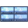 PRESIDENT'S FLEET REVIEW - YACHT 2011 BLOCK OF 4 MNH