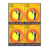 SURYA NAMASKAR - HASTAUTTANASANA 25 RUPEES 2016 BLOCK OF 4 MNH