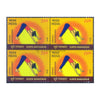 SURYA NAMASKAR - PARVATASANA 25 RUPEES 2016 BLOCK OF 4 MNH