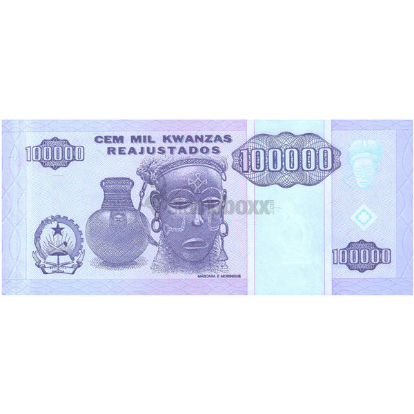 ANGOLA 100000 KWANZAS 1995 P-139 UNC