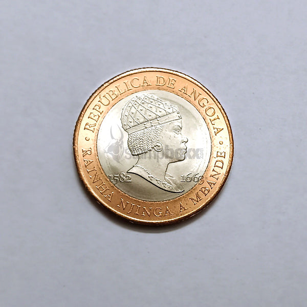 ANGOLA 20 KWANZAS 2014 - COMMEMORATIVE - BIMETALLIC UNC