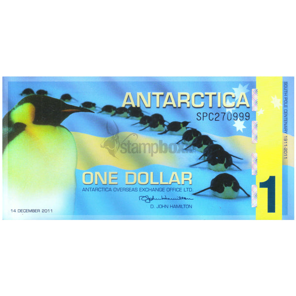 ANTARCTICA 1 DOLLAR 2011 UNC POLYMERFANTASY ISSUE