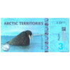 ARCTIC TERRITORIES 3½ POLAR DOLLAR UNC - PRIVATE ISSUE