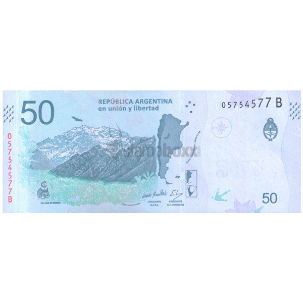 ARGENTINA 50 PESOS 2018 P-363 UNC