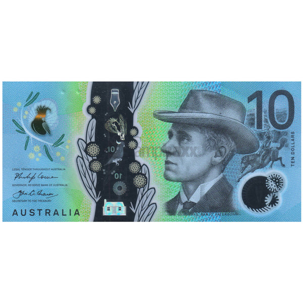 AUSTRALIA 10 DOLLARS 2017 P-63 UNC POLYMER