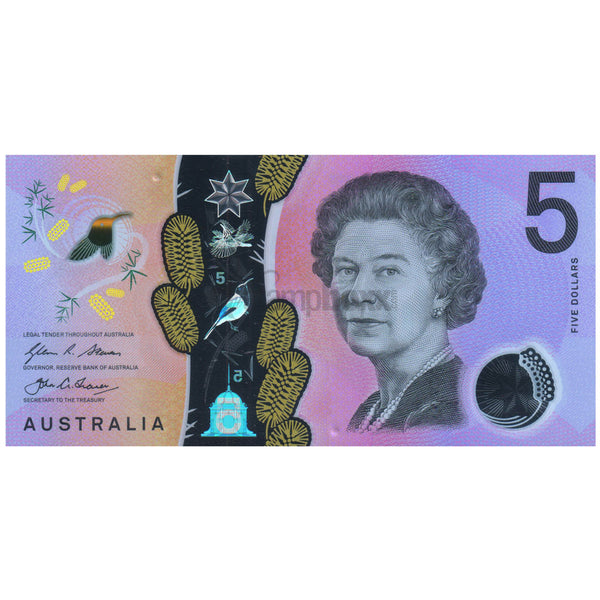 AUSTRALIA 5 DOLLARS 2016 P-62 UNC POLYMER