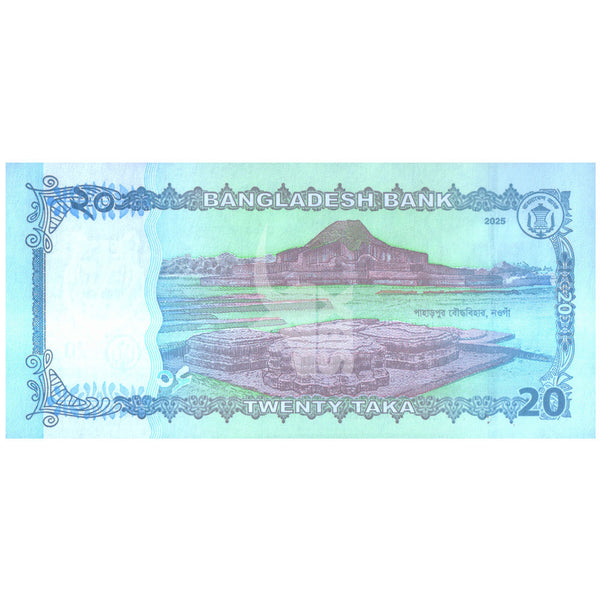 BANGLADESH 20 TAKA 2026 P-W77 UNC