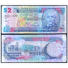 BARBADOS 2 DOLLARS 2007 P-66 USED