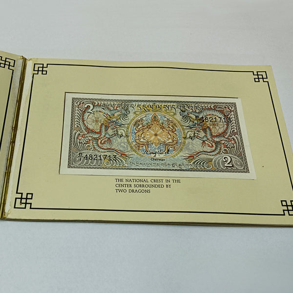 BHUTAN 1985-1992 YEAR OFFICIAL FOLDER - RARE