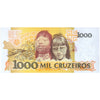 BRAZIL 1000 CRUZEIROS 1991 P-231 UNC