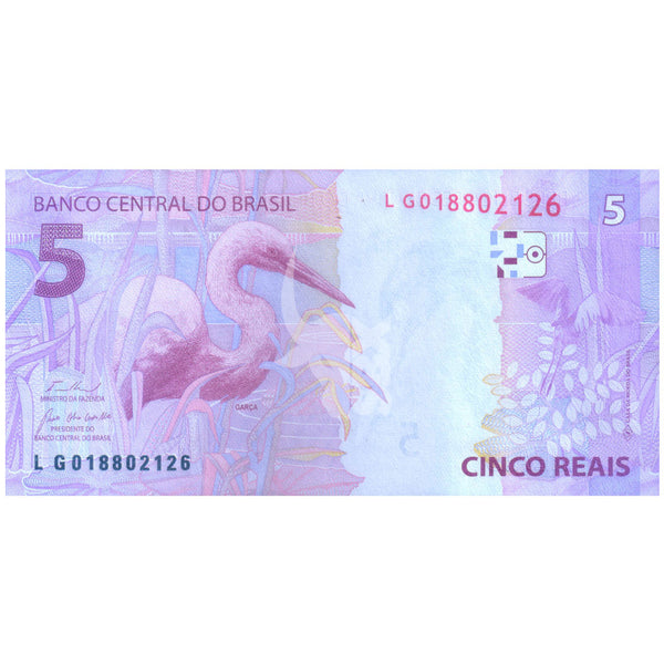 BRAZIL 5 REAIS 2010 (2025) P-253 UNC