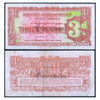 BRITISH ARMED FORCES 3 PENCE 1948 P-M16 USED