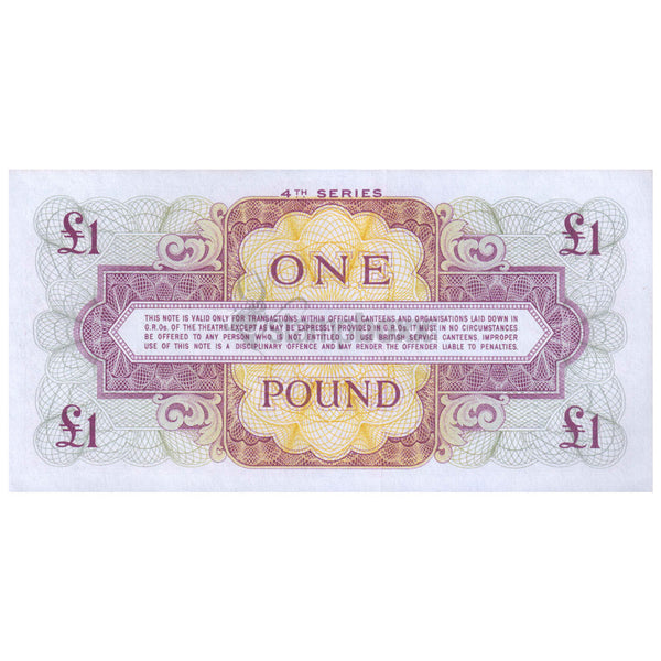 BRITISH ARMED FORCES 1 POUND 1962 P-M36 UNC