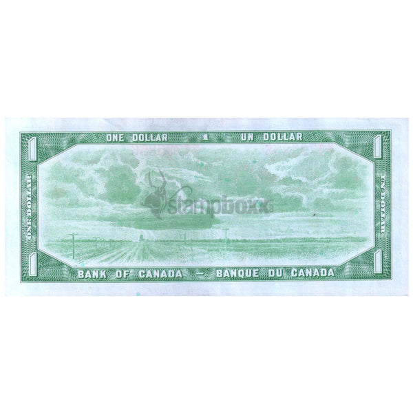 CANADA 1 DOLLAR 1954 P-75b aUNC