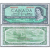 CANADA 1 DOLLAR 1954 P-75b USED GRADE