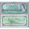 CANADA 1 DOLLAR 1954 P-75b USED GRADE