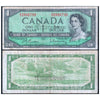 CANADA 1 DOLLAR 1954 P-75b USED GRADE