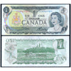 CANADA 1 DOLLAR 1973 P-85c USED GRADE