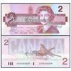 CANADA 2 DOLLARS 1986 P-94b XF+ GRADE