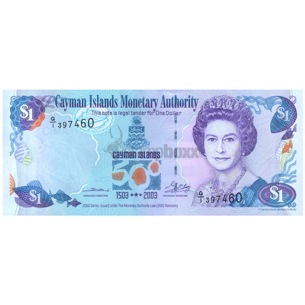 CAYMAN ISLANDS 1 DOLLAR 2003 P-30 UNC