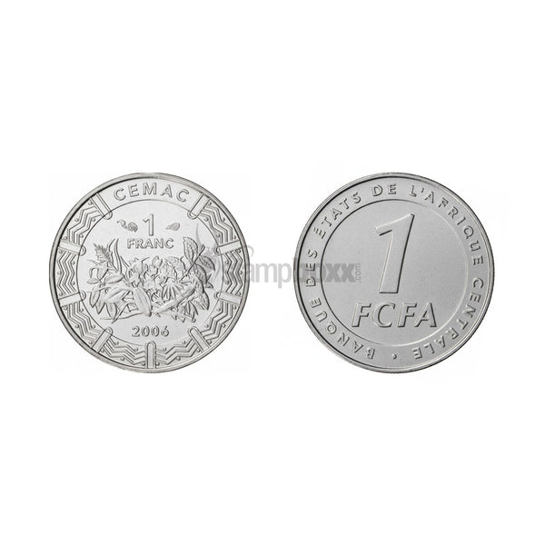CENTRAL AFRICAN STATES 1 FRANC CFA 2006 KM# 16 UNC