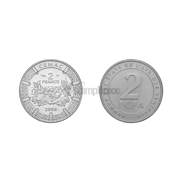 CENTRAL AFRICAN STATES 2 FRANCS CFA 2006 KM# 17 UNC