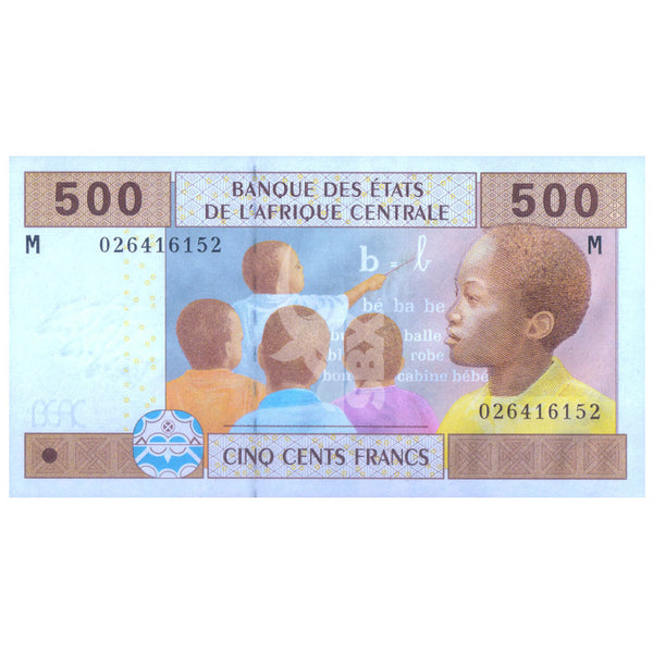 CENTRAL AFRICAN STATES - CENTRAL AFRICA 500 FRANCS 2002 P-306M UNC
