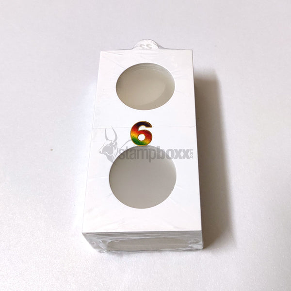 COIN HOLDERS - CARDBOARD 2 x 2 - SIZE - 6