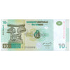 CONGO DEMOCRATIC REPUBLIC 10 FRANCS 1997 P-87B UNC