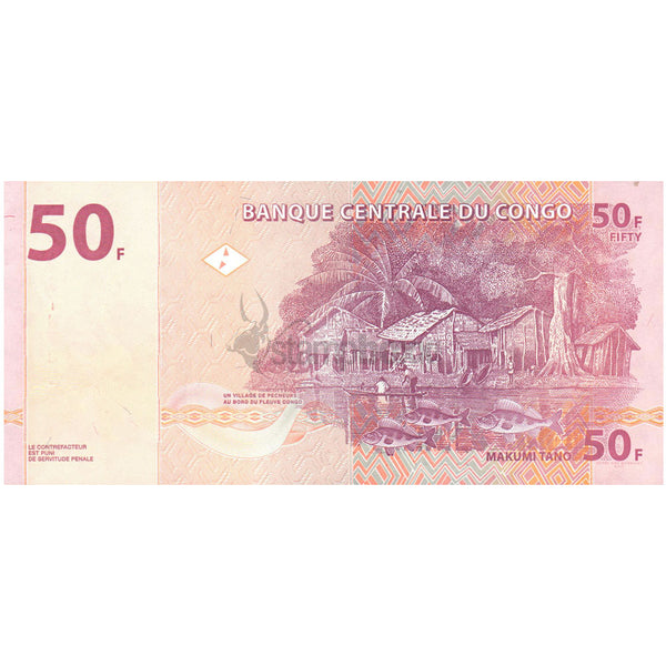 CONGO DEMOCRATIC REPUBLIC 50 FRANCS 2013 P-97A UNC