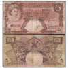 EAST AFRICA 5 SHILLINGS 1958-60 P-37 USED GRADE SERIAL 1752