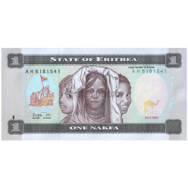 ERITREA 1NAKFA 1997 P-1 UNC